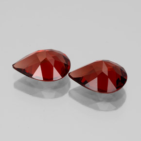 Almandine Garnet Gemstone in 9.1 x 6.9 mm Size for Sale, Almandine Garnet Stone in Deep Red Color