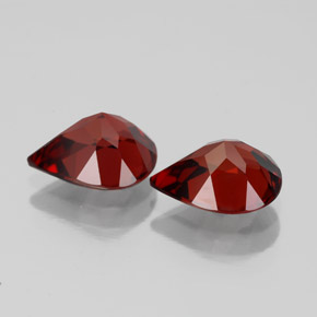 Almandine Garnet Gemstone in 8.9 x 6.9 mm Size for Sale, Almandine Garnet Stone in Deep Red Color