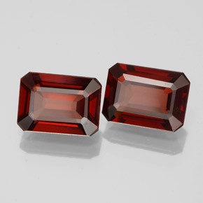 2.11 ct Red Almandine Garnet Stone, Natural Almandine Garnet in Octagon Facet Shape for Sale