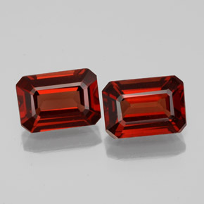 2.09 ct Red Almandine Garnet Gemstone, Almandine Garnet Gem in Octagon Facet Shape for Sale.