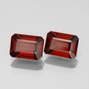 2.16 ct Red Almandine Garnet Stone, Natural Almandine Garnet in Octagon Facet Shape for Sale