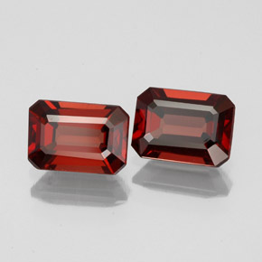 2.21 ct Red Almandine Garnet Stone, Natural Almandine Garnet in Octagon Facet Shape for Sale