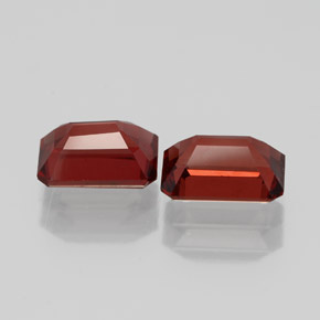 Almandine Garnet Gemstone in 7 x 5 mm (calibrated) Size for Sale, Almandine Garnet Stone in Deep Red Color
