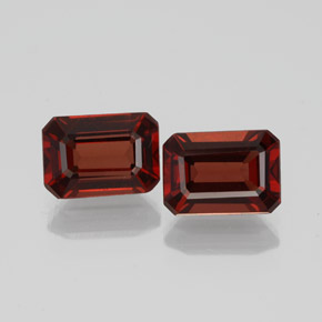 2.33 ct Red Almandine Garnet Gemstone, Almandine Garnet Gem in Octagon Facet Shape for Sale.