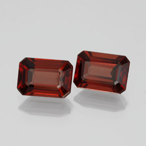 2.33 ct Red Almandine Garnet Stone, Natural Almandine Garnet in Octagon Facet Shape for Sale