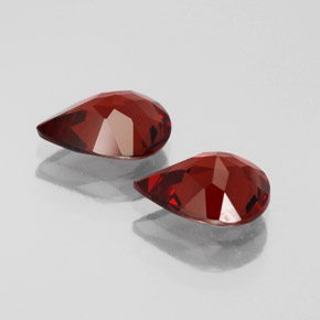 Almandine Garnet Gemstone in 8.9 x 6.9 mm Size for Sale, Almandine Garnet Stone in Deep Red Color