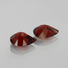 Almandine Garnet Gemstone in 9.2 x 7 mm Size for Sale, Almandine Garnet Stone in Deep Red Color