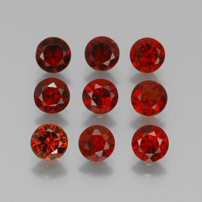 4.33 ct Red Almandine Garnet Gemstone, Almandine Garnet Gem in Diamond-Cut Shape for Sale.