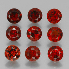 4.33 ct Red Almandine Garnet Stone, Natural Almandine Garnet in Diamond-Cut Shape for Sale