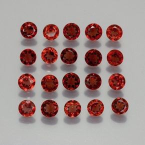 6.00 ct Red Almandine Garnet Stone, Natural Almandine Garnet in Round Facet Shape for Sale