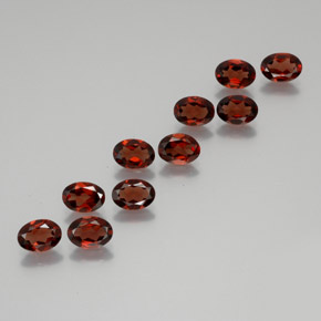 8.1ct Oval Facet Red Almandine Garnet for sale thumb image of 8.1ct Oval Facet Red Almandine Garnet (ID: 371642)