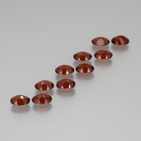 Almandine Garnet Gemstones in 7 x 5 mm (calibrated) Size for Sale, Almandine Garnet Stones in Red Color