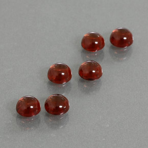 Almandine Garnet Gemstone in 4 mm (calibrated) Size for Sale, Almandine Garnet Stone in Red Color