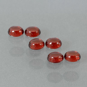 Almandine Garnet Gemstone in 5 x 4 mm Size for Sale, Almandine Garnet Stone in Red Color