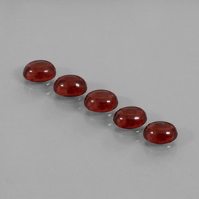 0.5ct Oval Cabochon Red Almandine Garnet Gem for sale 0.5ct Oval Cabochon Red Almandine Garnet Gem (ID: 383622)