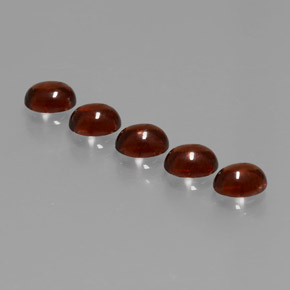 0.6ct Oval Cabochon Red Almandine Garnet Gem for sale 0.6ct Oval Cabochon Red Almandine Garnet Gem (ID: 383672)