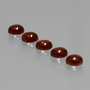 0.5ct Oval Cabochon Red Almandine Garnet Gem for sale 0.5ct Oval Cabochon Red Almandine Garnet Gem (ID: 383673)