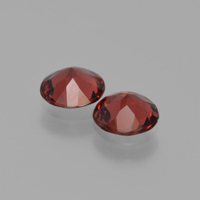 Almandine Garnet Gemstone in 6 mm (calibrated) Size for Sale, Almandine Garnet Stone in Red Color