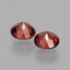 Almandine Garnet Gemstone in 6 mm (calibrated) Size for Sale, Almandine Garnet Stone in Red Color