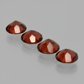 Almandine Garnet Gemstone in 6 mm (calibrated) Size for Sale, Almandine Garnet Stone in Red Color