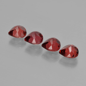 Almandine Garnet Gemstone in 5.9 x 5.7 mm Size for Sale, Almandine Garnet Stone in Red Color