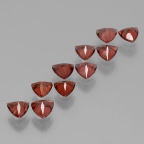 Almandine Garnet Gemstones in 4.1 x 4.1 mm Size for Sale, Almandine Garnet Stones in Red Color