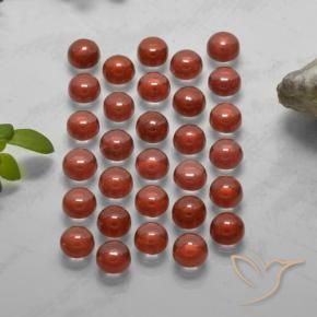 Almandine Garnet Gemstones in 3 mm (calibrated) Size for Sale, Almandine Garnet Stones in Deep Crimson Red Color