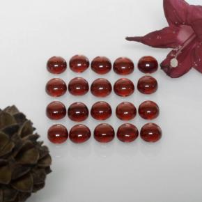 Almandine Garnet Gemstones in 3.1 mm Size for Sale, Almandine Garnet Stones in Deep Red Color