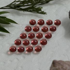 Almandine Garnet Gemstones in 3.1 mm Size for Sale, Almandine Garnet Stones in Crimson Red Color