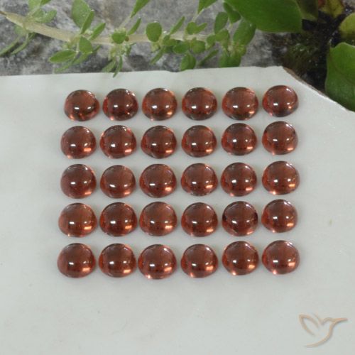 5.44 ct Round Almandine Garnet, 3 mm From Madagascar, Photo A