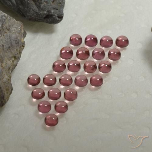 4.2 ct Round Almandine Garnet, 3 mm From Madagascar, Photo A
