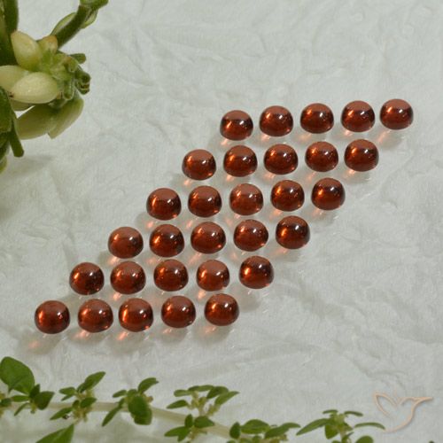 5.91 ct Round Almandine Garnet, 3.2 mm From Madagascar, Photo A