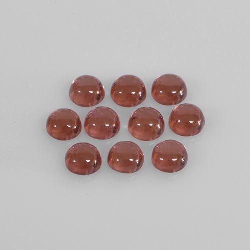 1.85 ctw Red Almandine Garnet Stones, Natural Almandine Garnet in Round Cabochon Shape for Sale