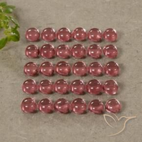 Almandine Garnet Gemstones in 3.2 mm Size for Sale, Almandine Garnet Stones in Deep Red Color