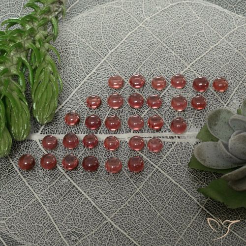 5.95 ct Round Almandine Garnet, 3.2 mm From Madagascar, Photo A