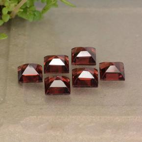 Almandine Garnet Gemstones in 4 x 4 mm (calibrated) Size for Sale, Almandine Garnet Stones in Red Color