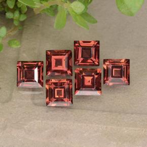 0.5ct Square Step-Cut Red Almandine Garnet Gem for sale 0.5ct Square Step-Cut Red Almandine Garnet Gem (ID: 494299)