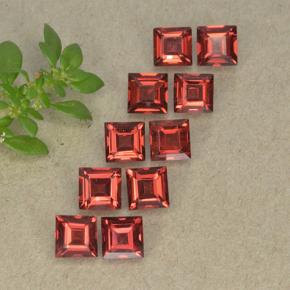0.4ct Square Step-Cut Red Almandine Garnet Gem for sale 0.4ct Square Step-Cut Red Almandine Garnet Gem (ID: 494303)