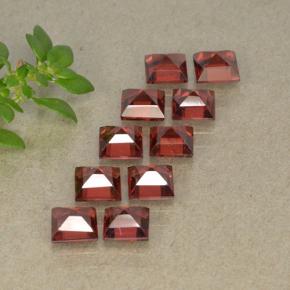 Almandine Garnet Gemstones in 4 x 4 mm (calibrated) Size for Sale, Almandine Garnet Stones in Red Color