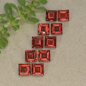 0.4ct Square Step-Cut Red Almandine Garnet Gem for sale 0.4ct Square Step-Cut Red Almandine Garnet Gem (ID: 494304)