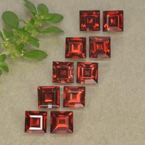 0.4ct Square Step-Cut Red Almandine Garnet Gem for sale 0.4ct Square Step-Cut Red Almandine Garnet Gem (ID: 494306)