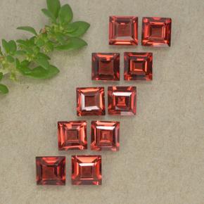 0.4ct Square Step-Cut Red Almandine Garnet Gem for sale 0.4ct Square Step-Cut Red Almandine Garnet Gem (ID: 494309)