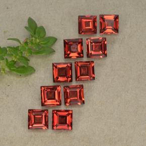 0.4ct Square Step-Cut Red Almandine Garnet Gem for sale 0.4ct Square Step-Cut Red Almandine Garnet Gem (ID: 494312)