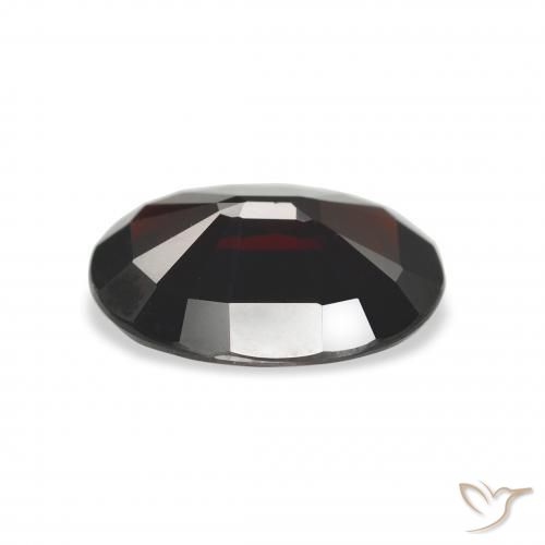 Almandine Garnet Gemstone in 11 x 9 mm (calibrated) Size for Sale, Almandine Garnet Stone in Dark Red Color