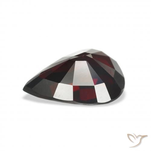 Almandine Garnet Gemstone in 12.8 x 10.2 mm Size for Sale, Almandine Garnet Stone in Dark Red Color
