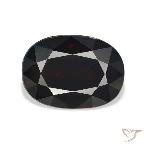 10.22ct Natural Blackish Red Almandine Garnet, Oval, VVS-VS