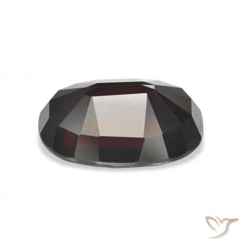 Almandine Garnet Gemstone in 15.2 x 11 mm Size for Sale, Almandine Garnet Stone in Blackish Red Color