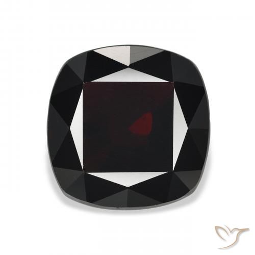 9.69ct Natural Blackish Red Almandine Garnet, Cushion, VVS-VS
