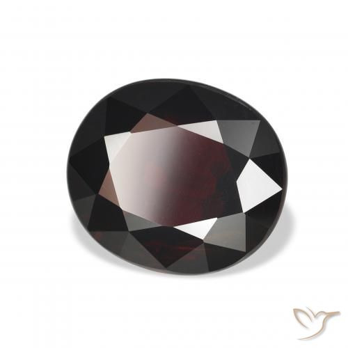 6.21 ct Red Almandine Garnet Stone, Natural Almandine Garnet in Oval Facet Shape for Sale