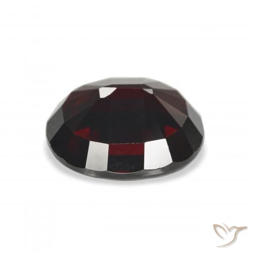 Almandine Garnet Gemstone in 12 x 10 mm (calibrated) Size for Sale, Almandine Garnet Stone in Blackish Red Color